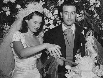 Gloria with her first husband Pat DiCicco